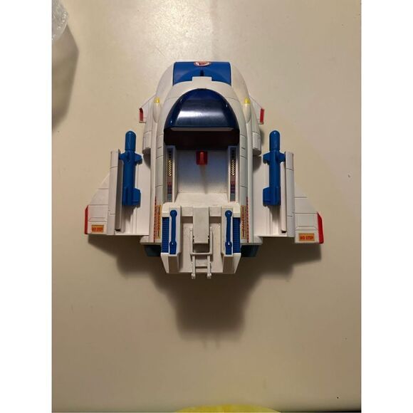 Vintage ToyBiz Fantasic Four Mr Fantastic Sky Shuttle (1995) Toy Car - Picture 10 of 16